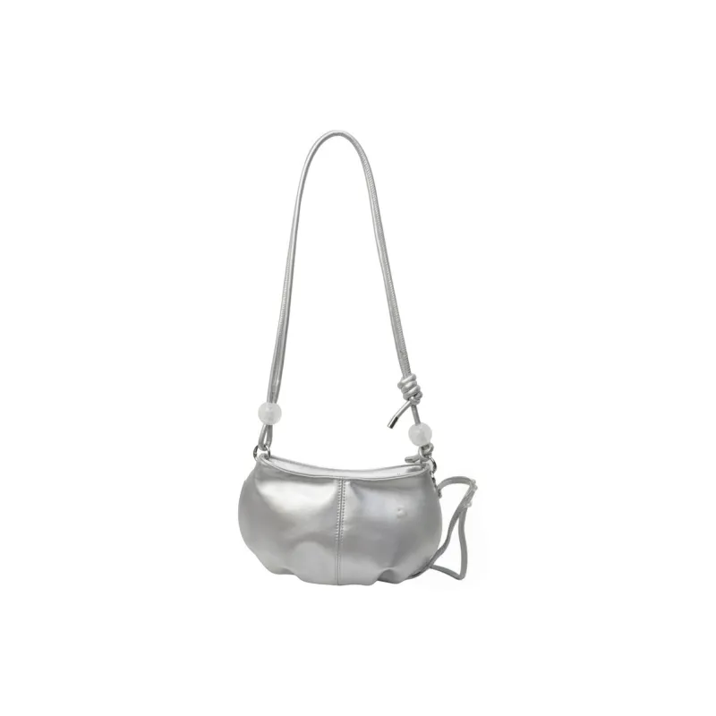 TOUTSEUL YOLO PU Shoulder Bag Women's Pearl White/Pearl Pink/Silver/Black-23