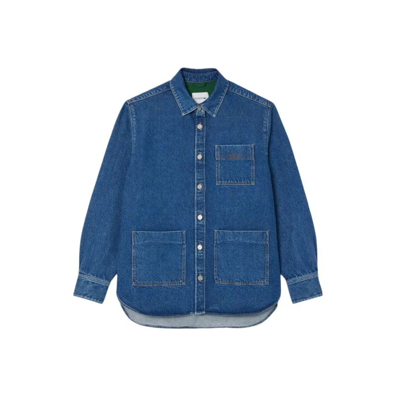 LACOSTE Denim Jacket Women's Indigo-0