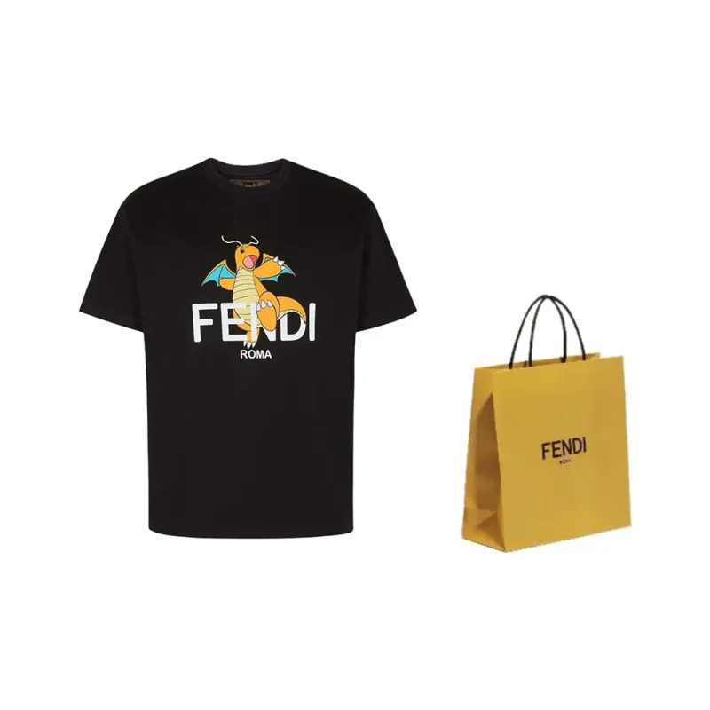 FENDI X Frgmt X Pokemon T shirt-2