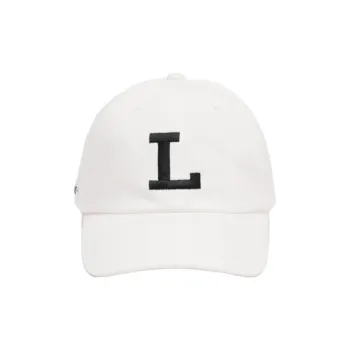 LACOSTE Twill, 100% Cotton Baseball Caps Men's White