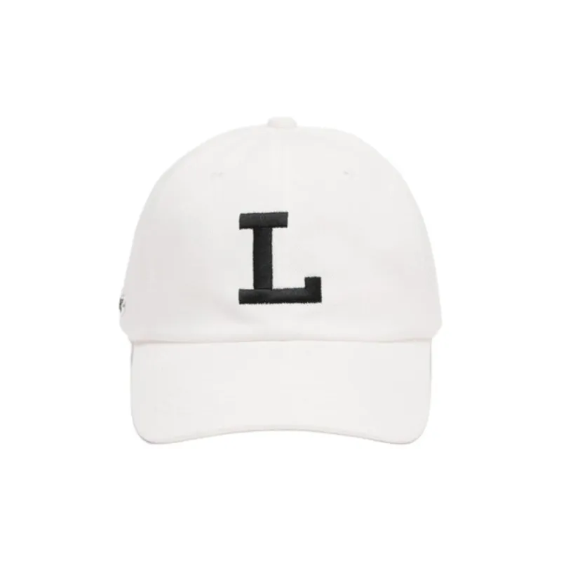 LACOSTE Twill, 100% Cotton Baseball Caps Men's White-0