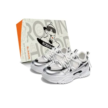 ROBINHOOD Slip Resistant, Abrasion Resistant, Breathable, Lightweight Low Top Chunky Sneakers Men's Box Included