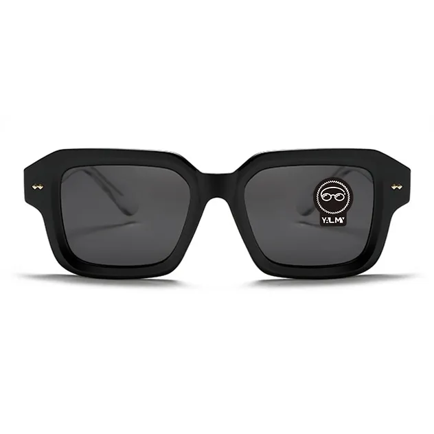 YALMY TR/Memory Plastic Square Sunglasses Unisex-1