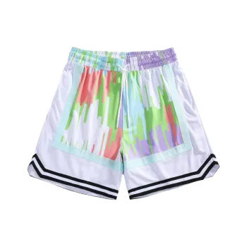 KPADB Basketball Shorts Unisex White