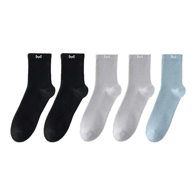 MIIOW Mid Calf Socks Women's 5 Pack-8