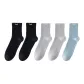 5 Pack (Black 2-Light Gray 2-Gray Blue 1)