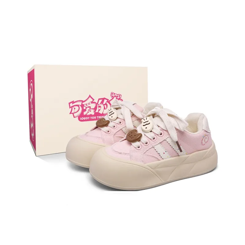 Lovely You Wear resistant And Lightweight Low Top Skateboard Shoes Women's-36