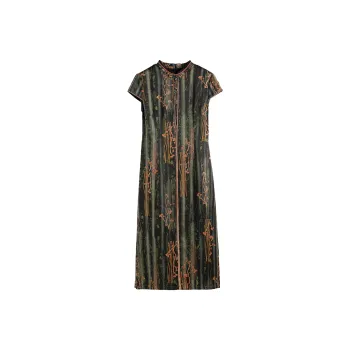 Hang Yi Court Short Sleeved Dress Women's