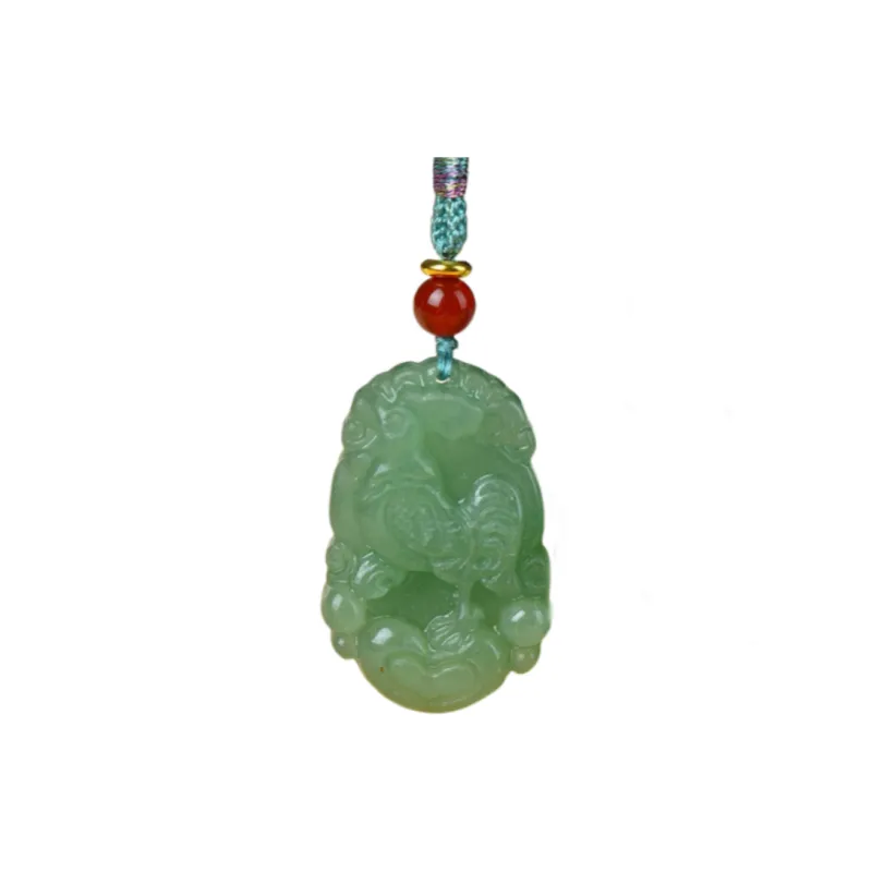 Jing Ruyu Aventurine Necklaces Unisex-9