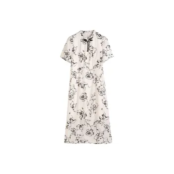 Hang Yi Court Short Sleeved Dress Women's