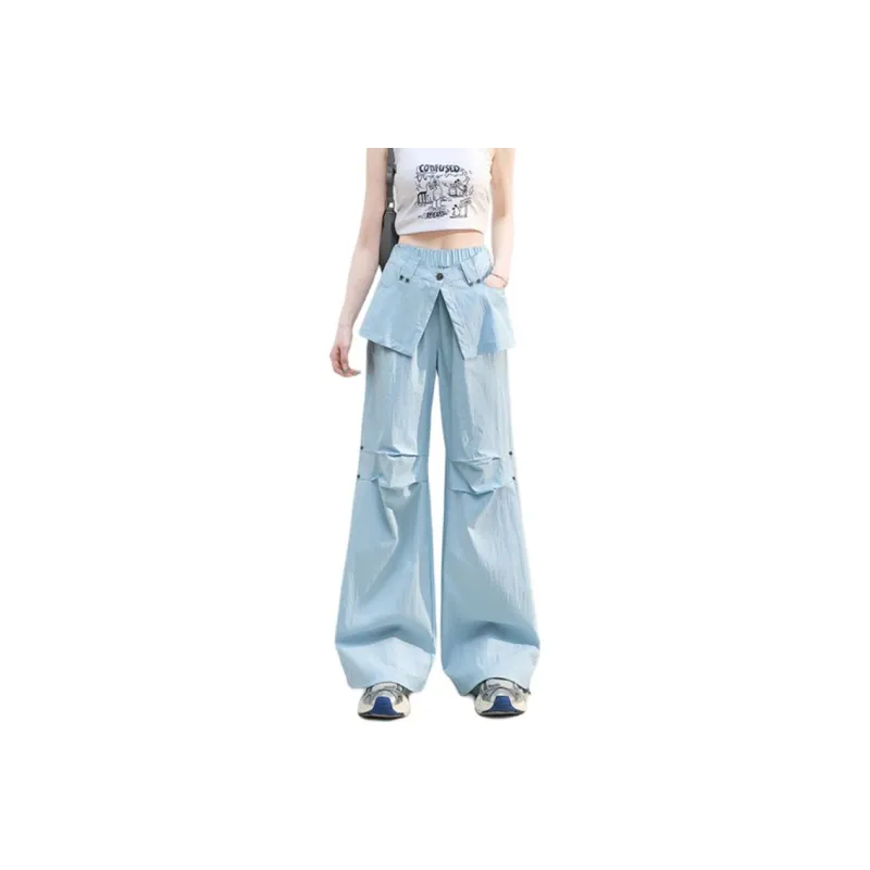 Flowers In Water Casual Pants Women's-4