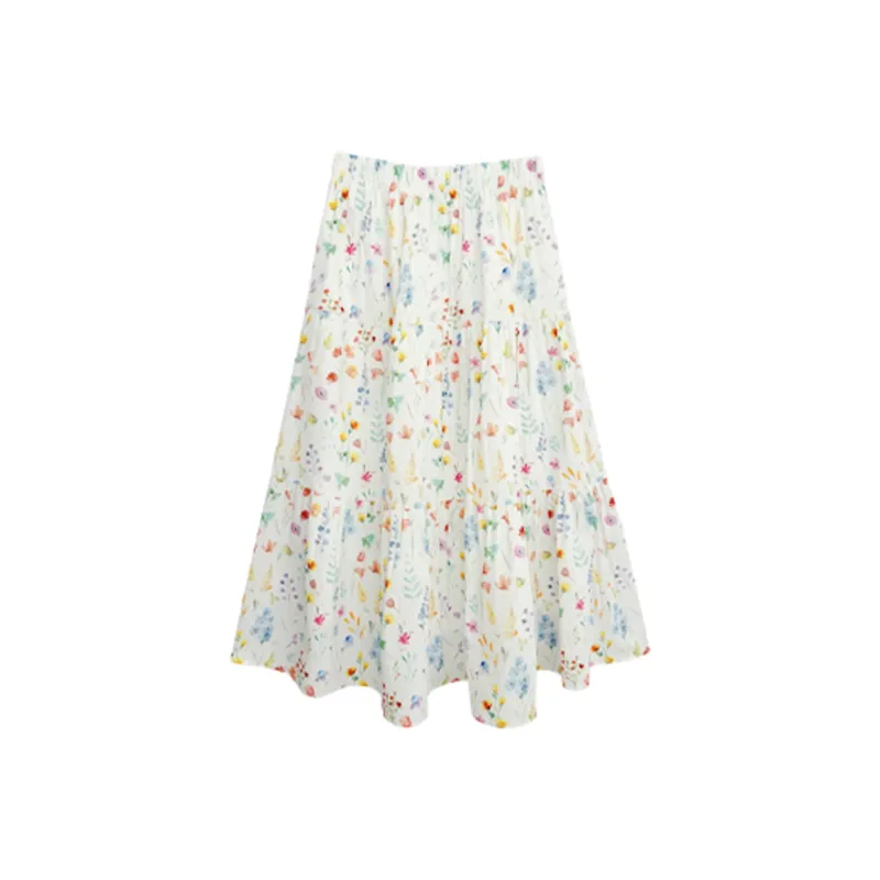 Si Bei'er Casual Long Skirt Women's-12