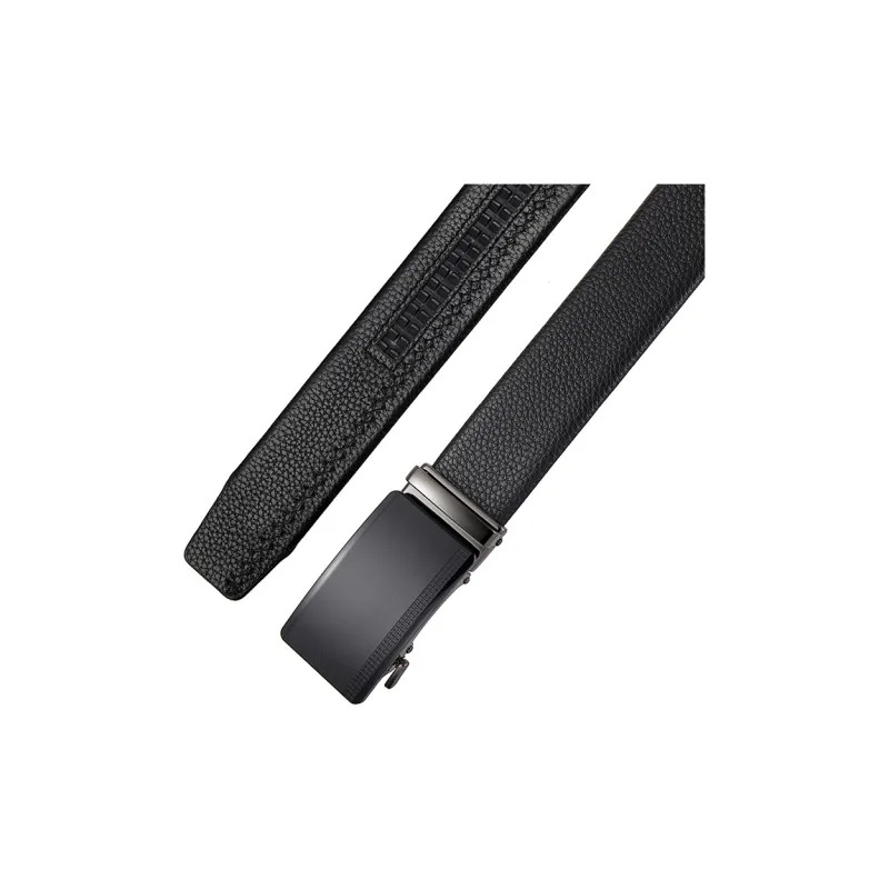 Lanza Cow Leather Belts Men's Width 3.5CM-1