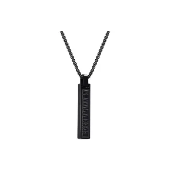 BYG Stainless Steel Necklaces Unisex Black