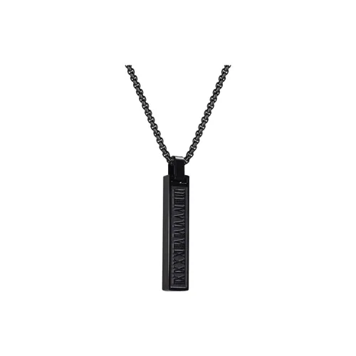 BYG Stainless Steel Necklaces Unisex Black