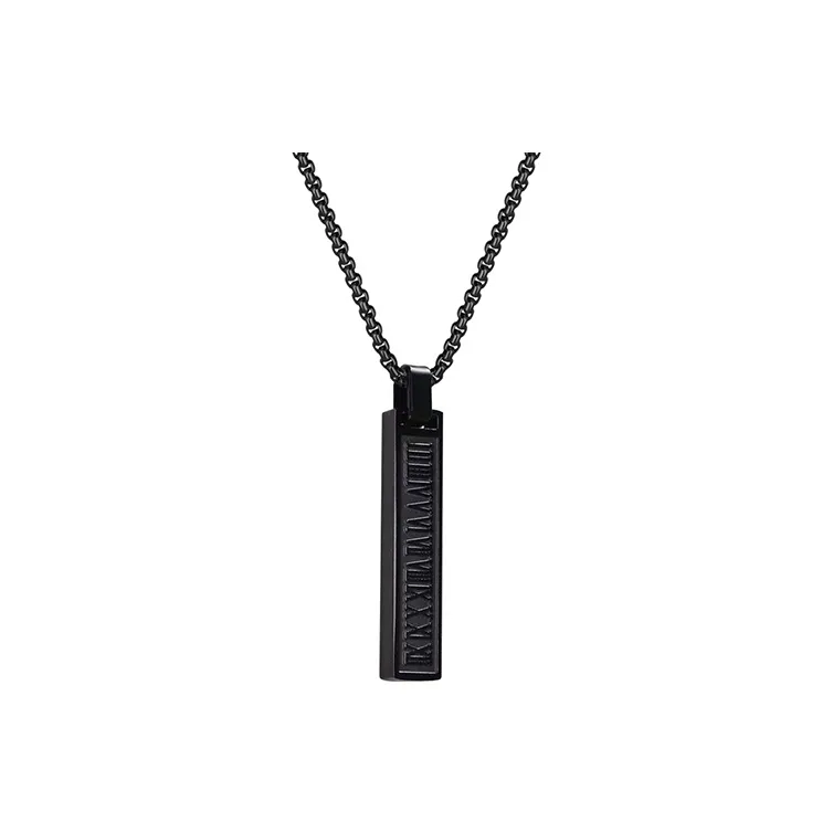 BYG Stainless Steel Necklaces Unisex Black-0