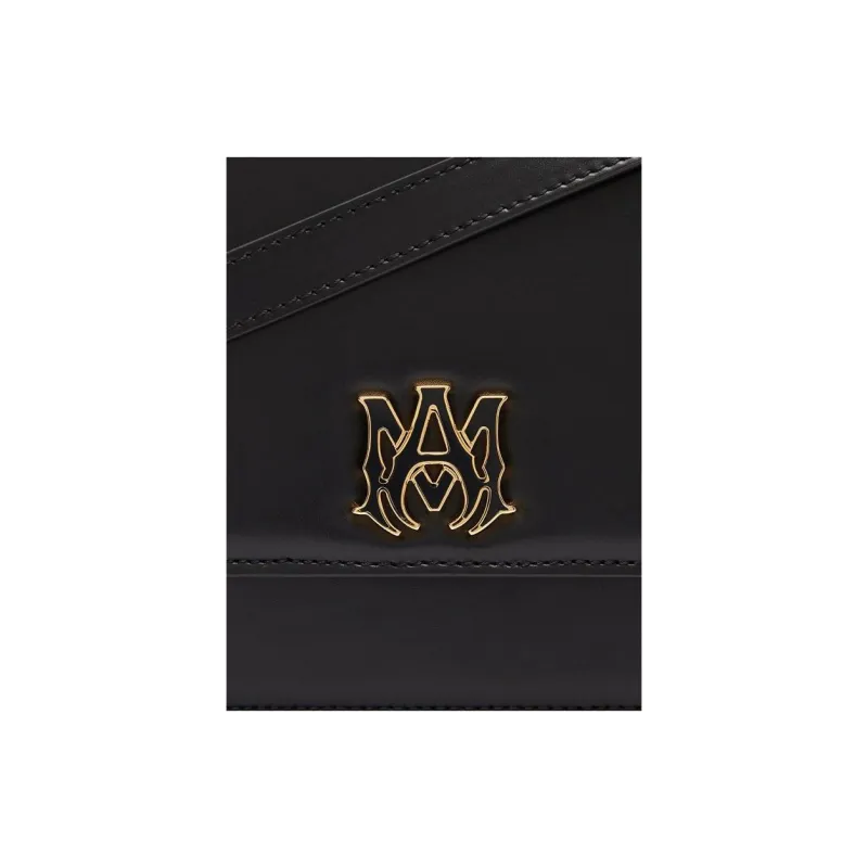 AMIRI Calfskin Shoulder Bag Men's Black-3