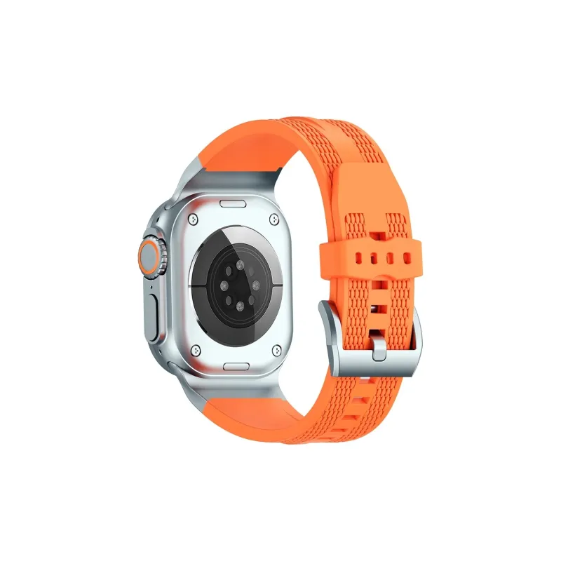 KVZUVUU Apple Compatibility Watch Band Silicone Material-16