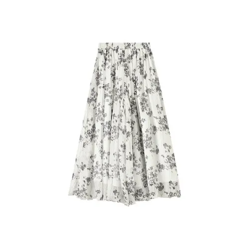 LUYOUYE Casual Pants Women's Ink Wash Apricot