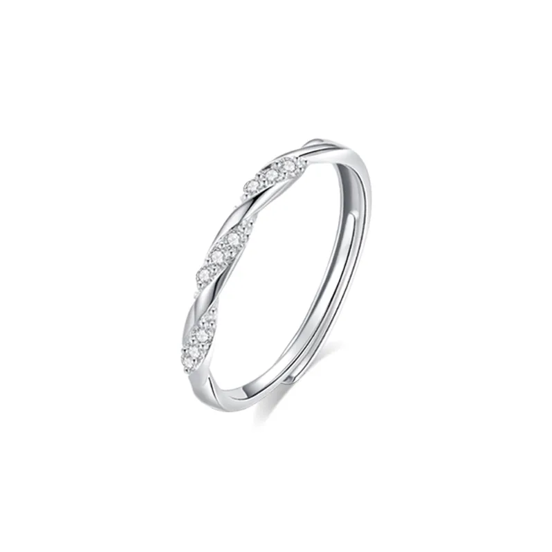 SEEPD Colored Glaze Zircon Ring Unisex-7