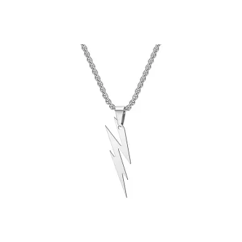 BYG Stainless Steel Necklaces Unisex Silver