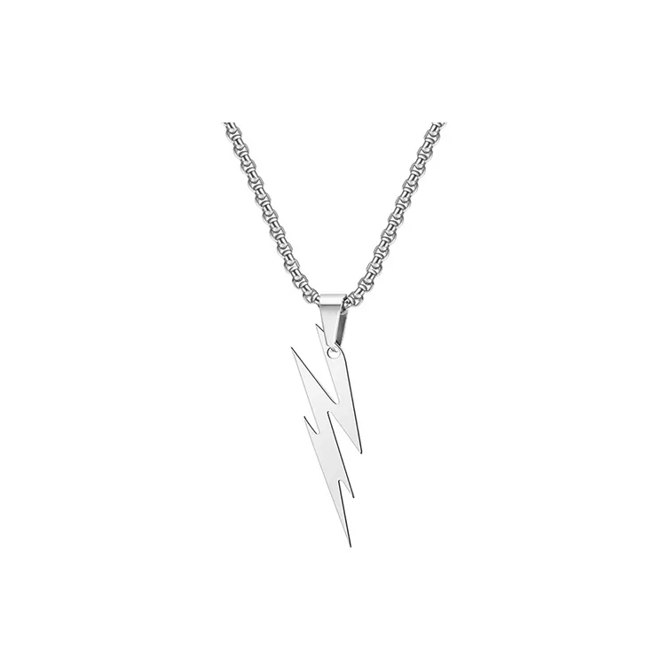 BYG Stainless Steel Necklaces Unisex Silver-0
