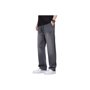 CrocoSport Crocodile Shirt Sports Series Knitted Fabric Casual Pants Unisex Black