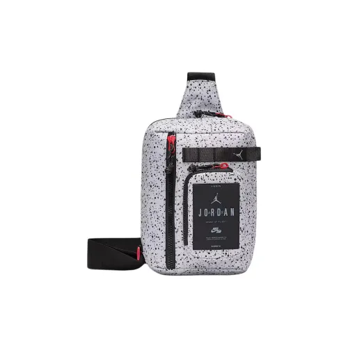 Jordan Polyester Crossbody Bag, Sling Bag Unisex Concrete Gray