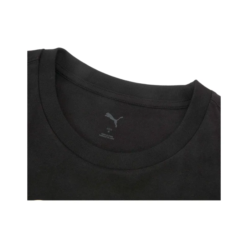 PUMA T Shirts Men Black-2