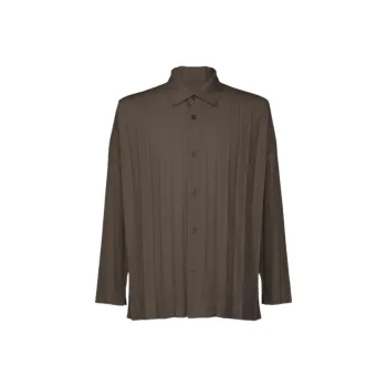 Homme Plissé Issey Miyake Shirt Men's Charcoal