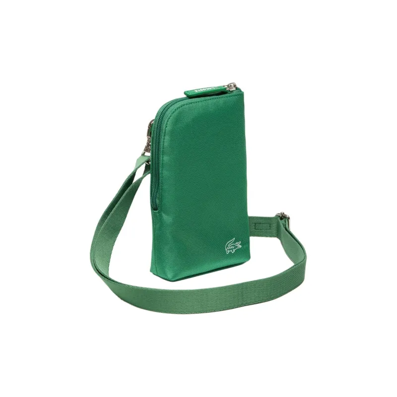 LACOSTE Nylon Cell Phone Pouch Men's Green-1