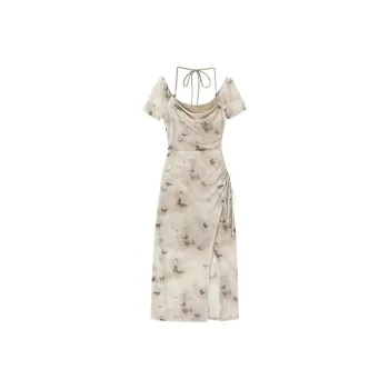 DOSOHEB Short Sleeved Dress Women's