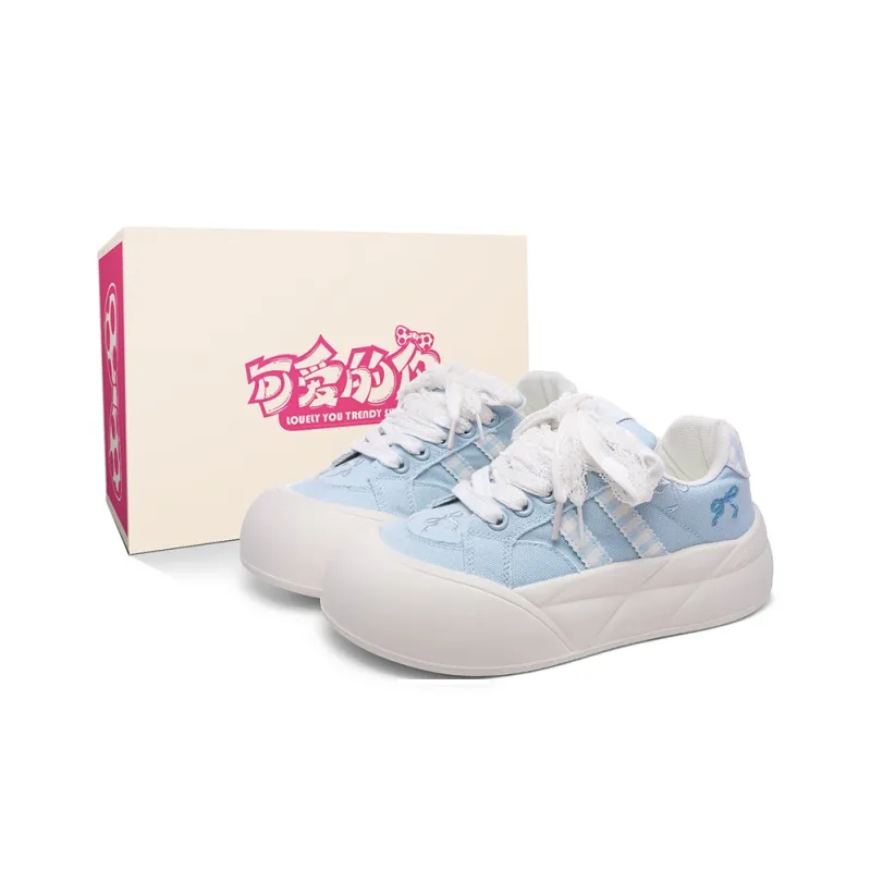Lovely You Wear resistant And Lightweight Low Top Skateboard Shoes Women's-12