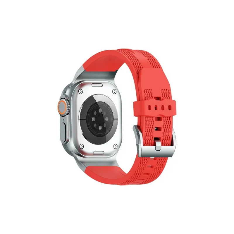 KVZUVUU Apple Compatibility Watch Band Silicone Material-10