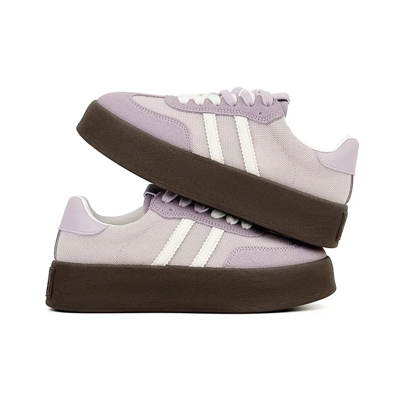 La Chapelle Slip Resistant, Abrasion Resistant, Lightweight Low Top Casual Shoes Women's Purple-4