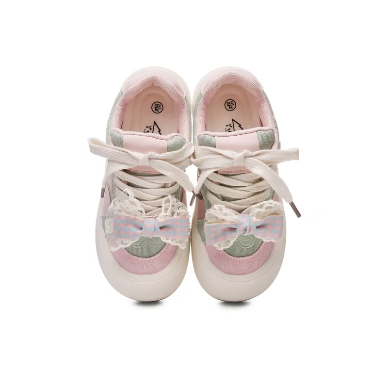 Lovely You Wear resistant And Lightweight Low Top Skateboard Shoes Women's-21
