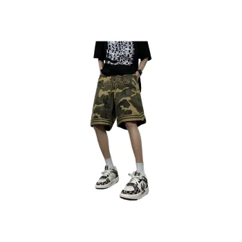SZSX Casual Shorts Unisex Green