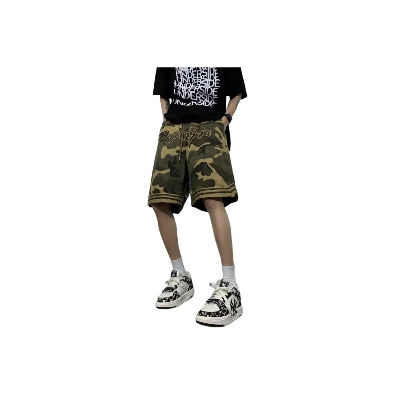 SZSX Casual Shorts Unisex Green-0