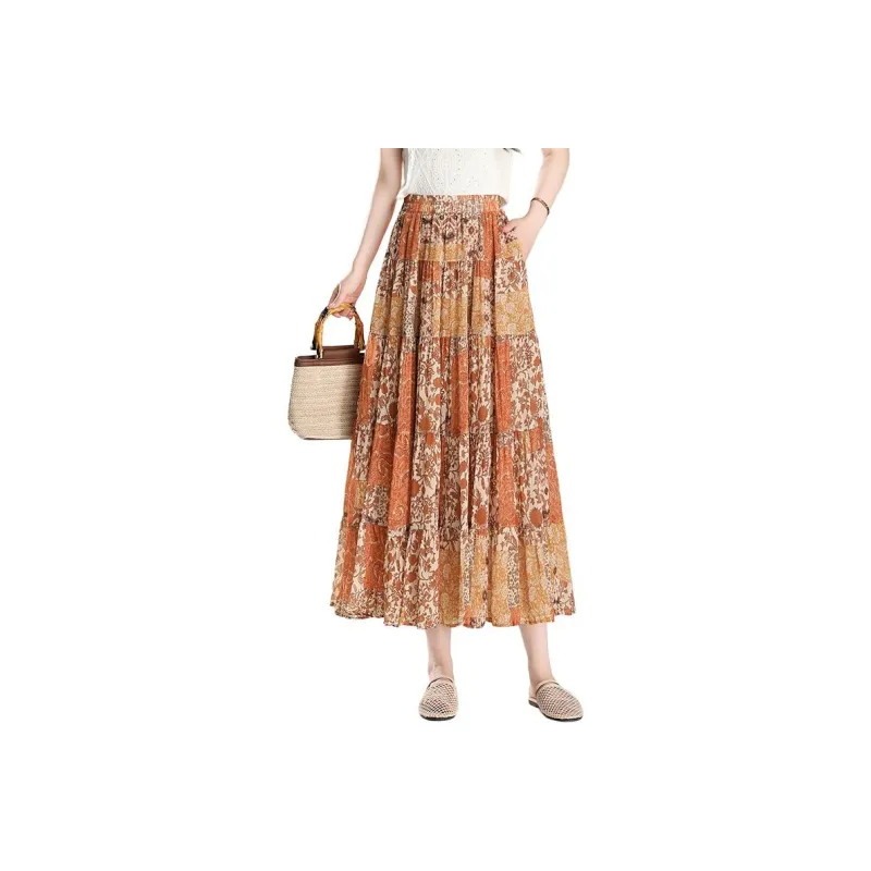 YIRANCHUN Casual Long Skirt Women's-0