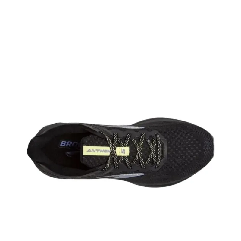 Brooks ANTHEM 5 Anti Slip Wear Resistant Low Top Running Shoes Women's Black-2