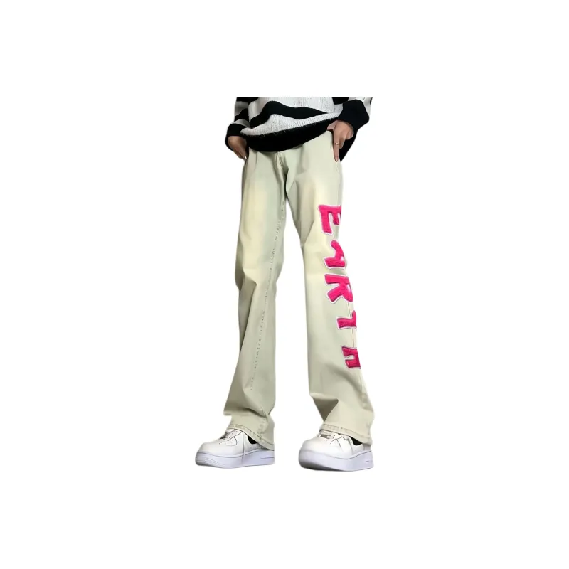 KIRHNE Jeans Unisex Yellow-0