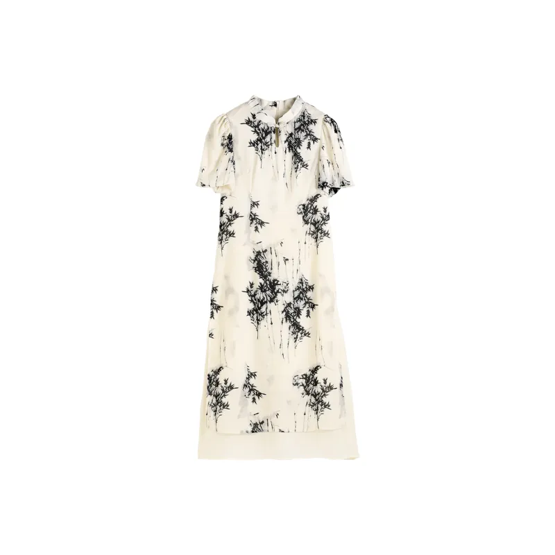 Hang Yi Court Short Sleeved Dress Women's-0