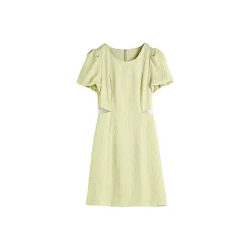 Hang Yi Court Short Sleeved Dress Women's