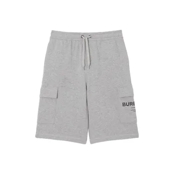 Burberry Casual Shorts Men Light Gray