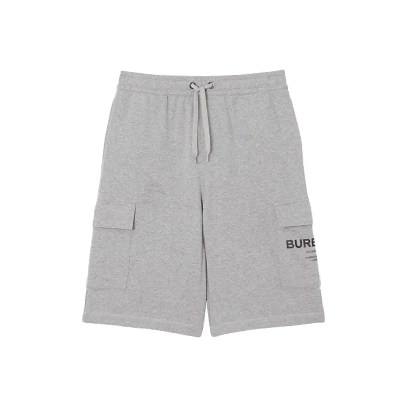 Burberry Casual Shorts Men Light Gray-0