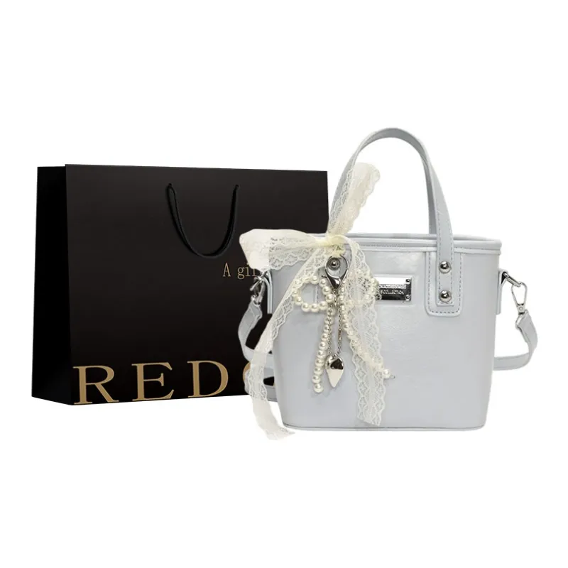 REDOO PU Handbag Women's Ecru/Pink/Blue/Black/Red-4
