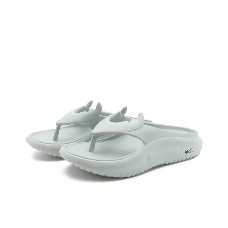 DOUBLE STAR 88 Abrasion Resistant Slip Resistant Flip Flops Men's Salt Gray-1