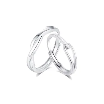 KUMET Sterling Silver Rings Unisex