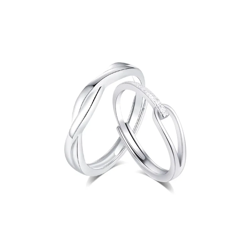 KUMET Sterling Silver Rings Unisex-0