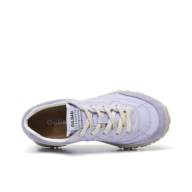 OULISASI Low Top Chunky Sneakers Women's-12